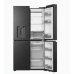 HRF690YNC Haier 672 L Series 500 Quad Door Fridge - Black 